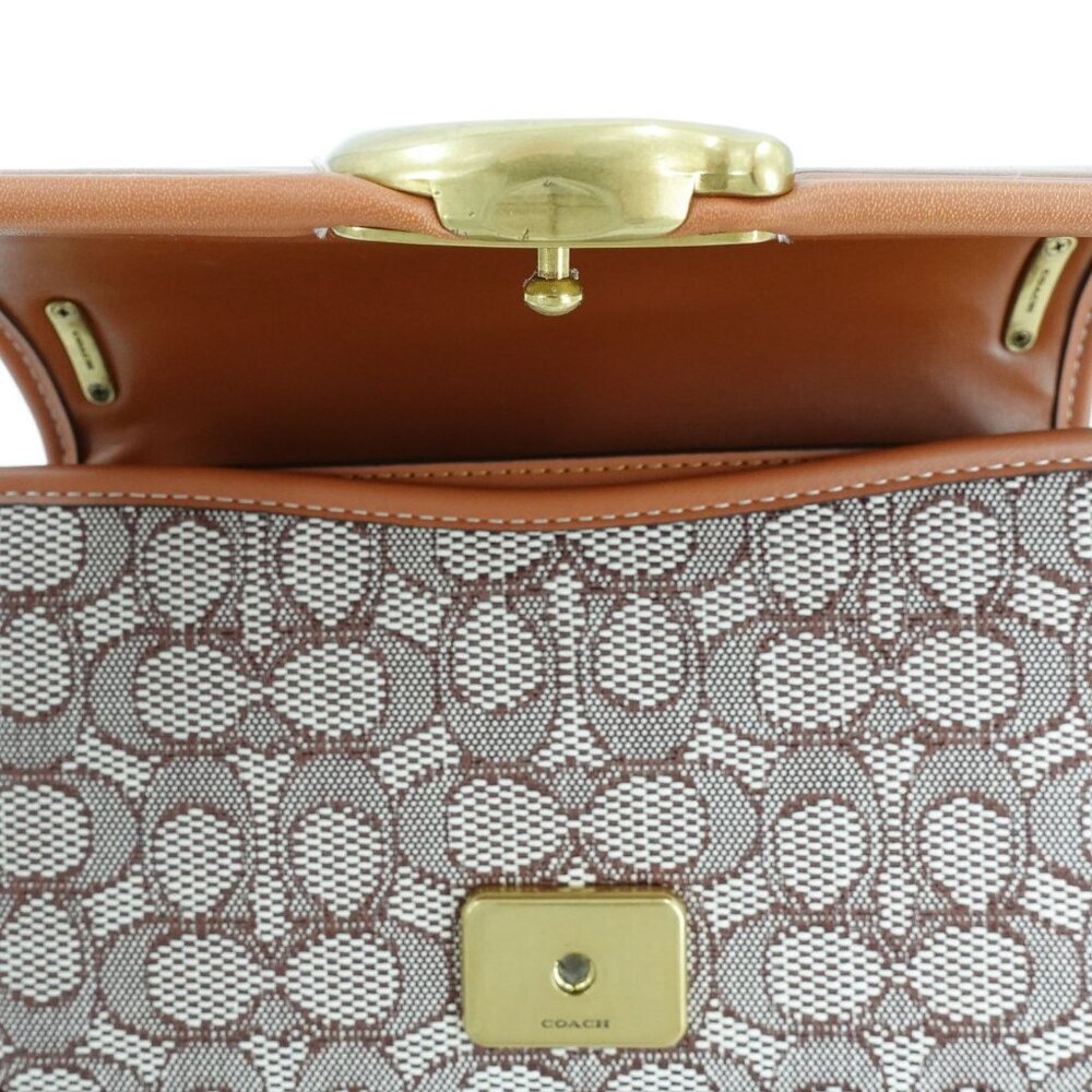 Coach Bandit Signature Shoulder Bag Brown OS - Picture 7 of 14